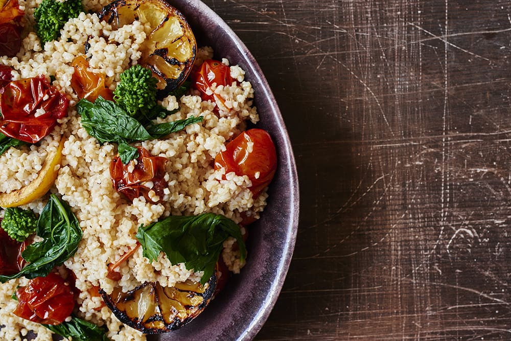 Broccoli Rabe and Bulgur Wheat Salad